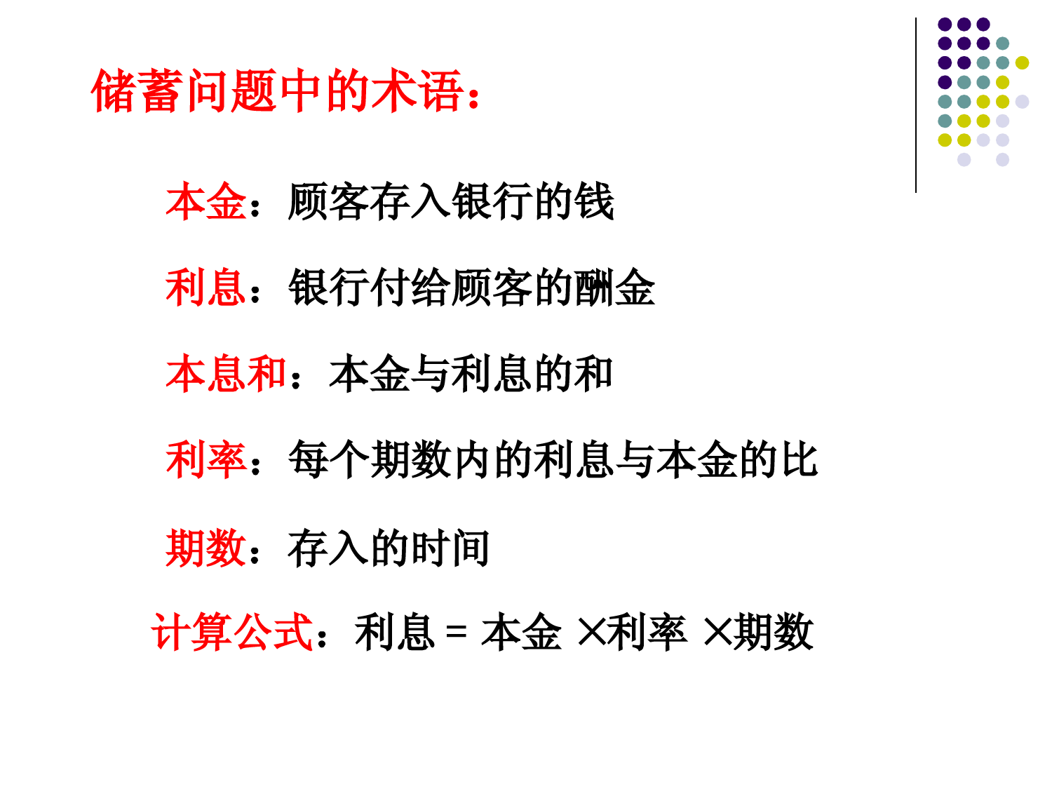 沪科版数学七年级上册-一元一次方程的应用之储蓄浓度问题