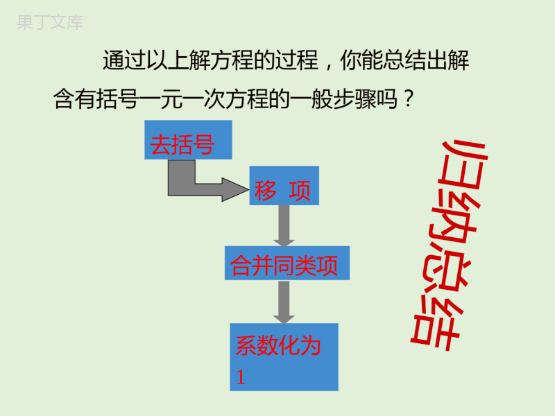 2022-2023学年湘教版数学七年级上册同步多媒体教学-第3章-利用去括号解一元一次方程