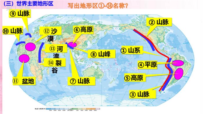 2022年秋地理湘科版七年级上册--等高线地形图-分层设色地形图-课件