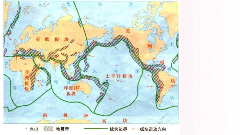 2022年秋地理湘科版七年级上册-板块构造学说-火山与地震-课件