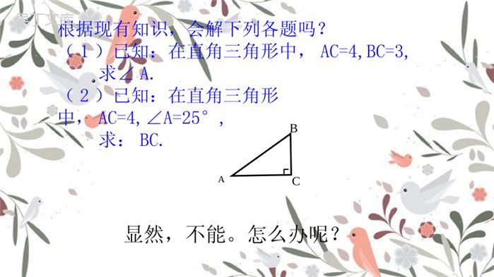 2022年秋青岛版初中数学九年级上册--锐角三角比-课件