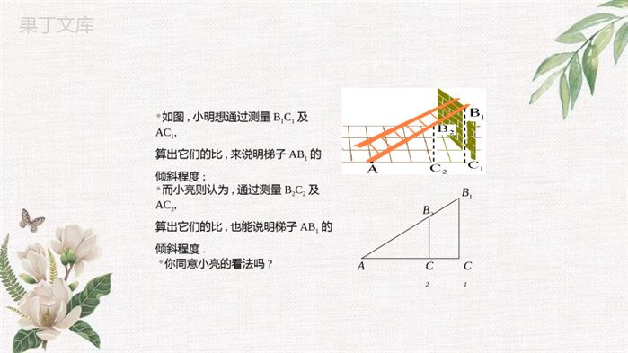 2022年秋鲁教版(五四制)数学九年级上册---锐角三角形-课件