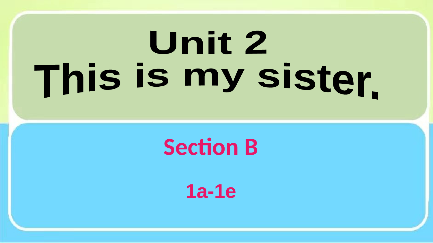 Unit+2+第6课时+SectioA七年级英语上册同步精品课堂(人教版)