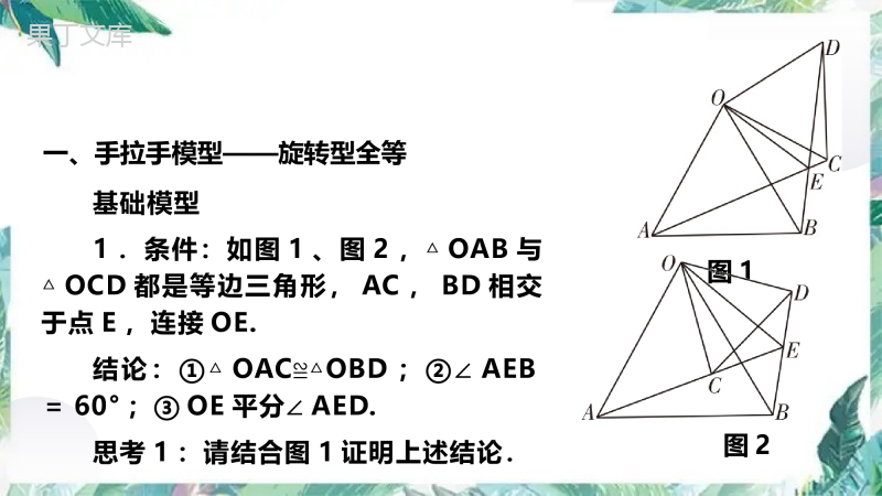 中考数学专题复习课件：几何类比拓展探究题