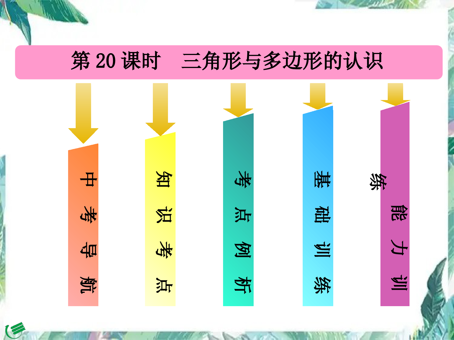 人教版--八年级上册--三角形复习