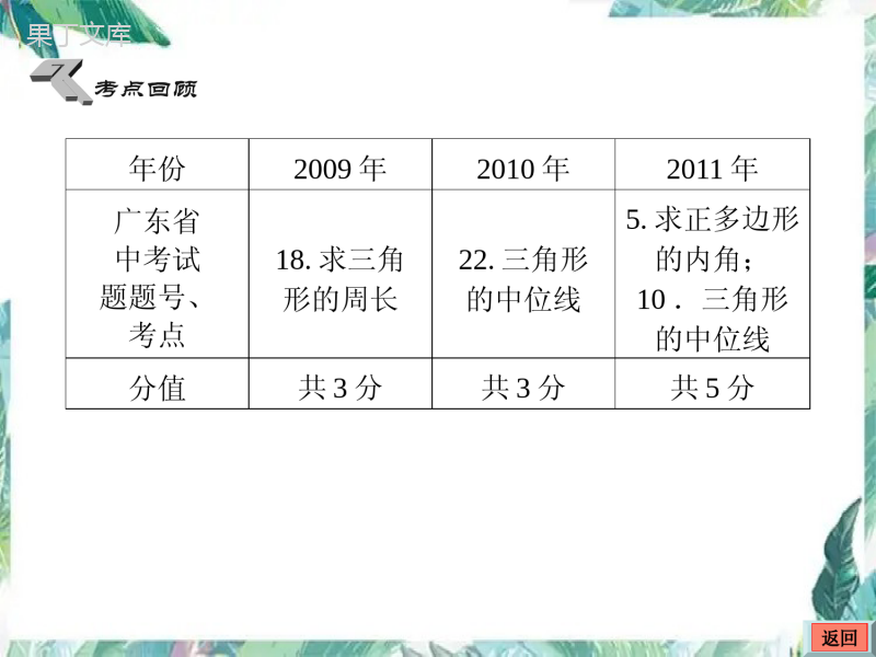 人教版--八年级上册--三角形复习