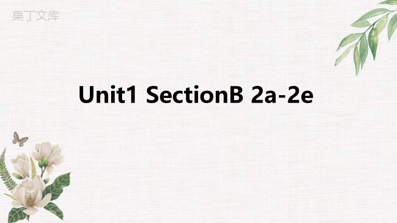 人教版英语九年级全册-Unit1-SectionB-2a-2e-课件