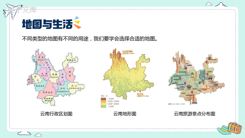 地图的应用(课件)-2022-2023学年七年级地理上册同步精品课堂(商务星球版)