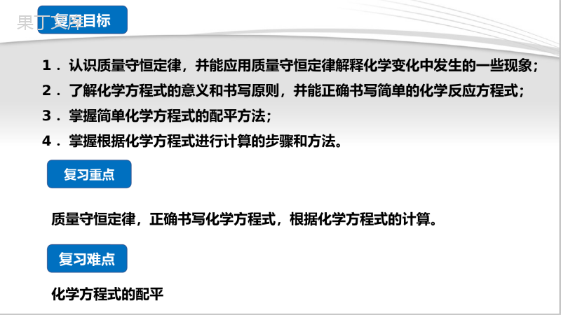 第5单元-化学方程式(复习课件)(课件精讲)-九年级化学上册精品课堂课件精讲及好题精练(人教版)