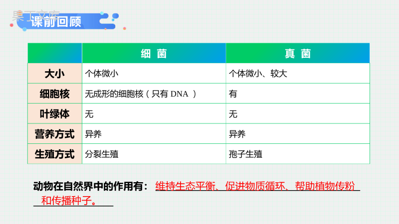 细菌和真菌在自然界中的作用-2022-2023学年八年级生物上学期同步优质课件(人教版)