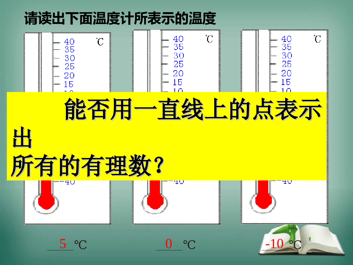 2022-2023学年华师大版数学七年级上册--数轴-课件