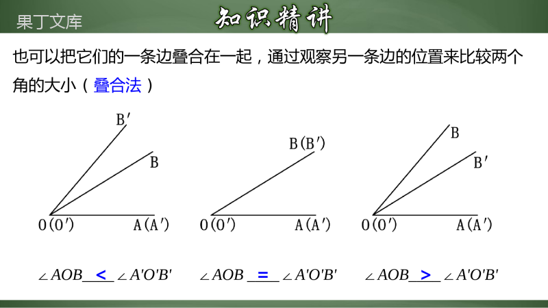 4-3-2-角的比较与运算(课件-含动画演示)-七年级数学上册教材教学精品课件-分层练习(人教版)