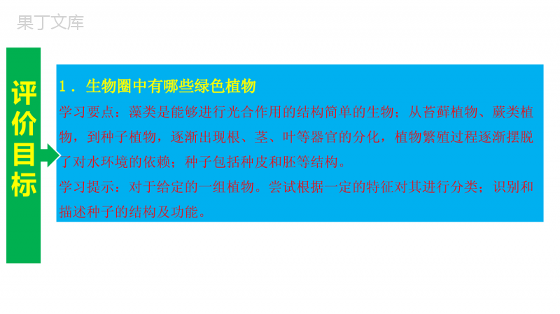 专题--生物圈中的绿色植物(一)【复习课件】-2023年中考生物一轮单元复习(通用版)