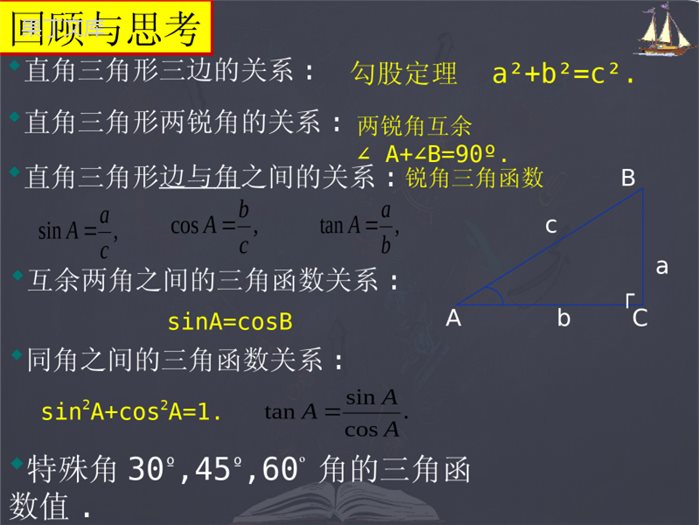 北师大版九年级下册-三角函数的应用-优质课件