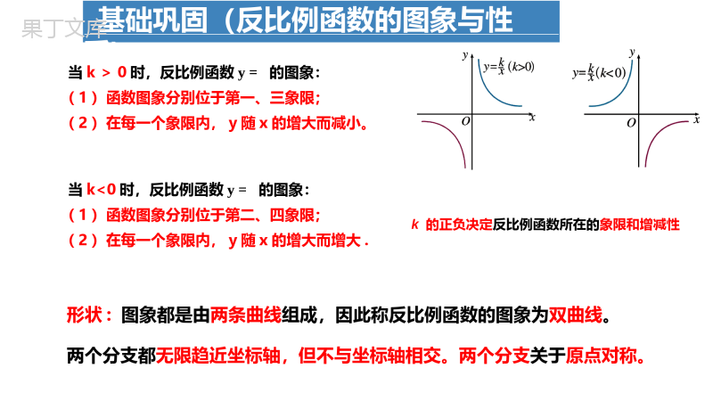 第二十六章-反比例函数(复习课件)-2022-2023学年九年级数学下册同步备课系列(人教版)