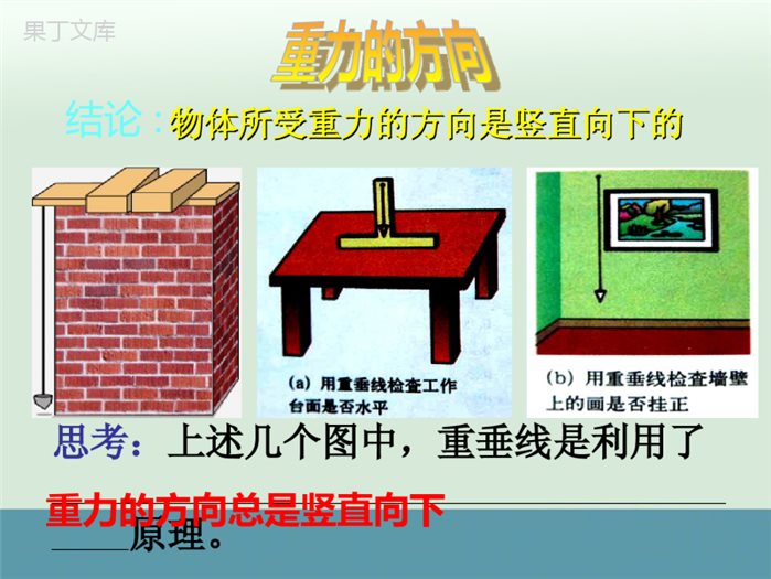 苏科版八年级物理下：《重力-力的示意图》