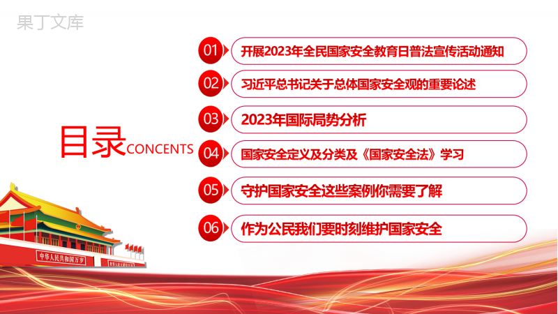 2023年全民《国家安全教育日》PPT课件