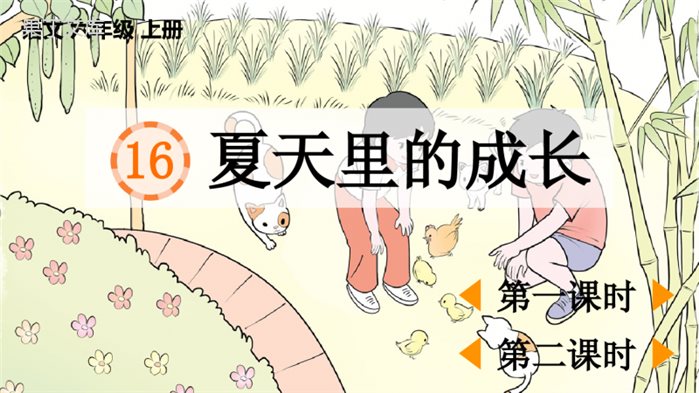 《夏天里的成长》PPT课件【优质版】