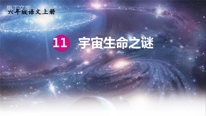 《宇宙生命之谜》PPT精品课件