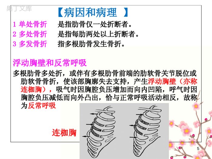 肋骨骨折护理查房PPT课件 (1)