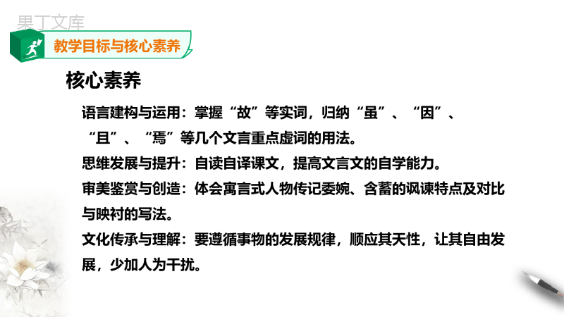 高中语文选修下册：《种树郭橐驼传》【精品课件】